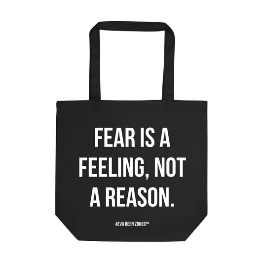 "Fearless Journey Tote" (Black) 4BenZzz Clothing