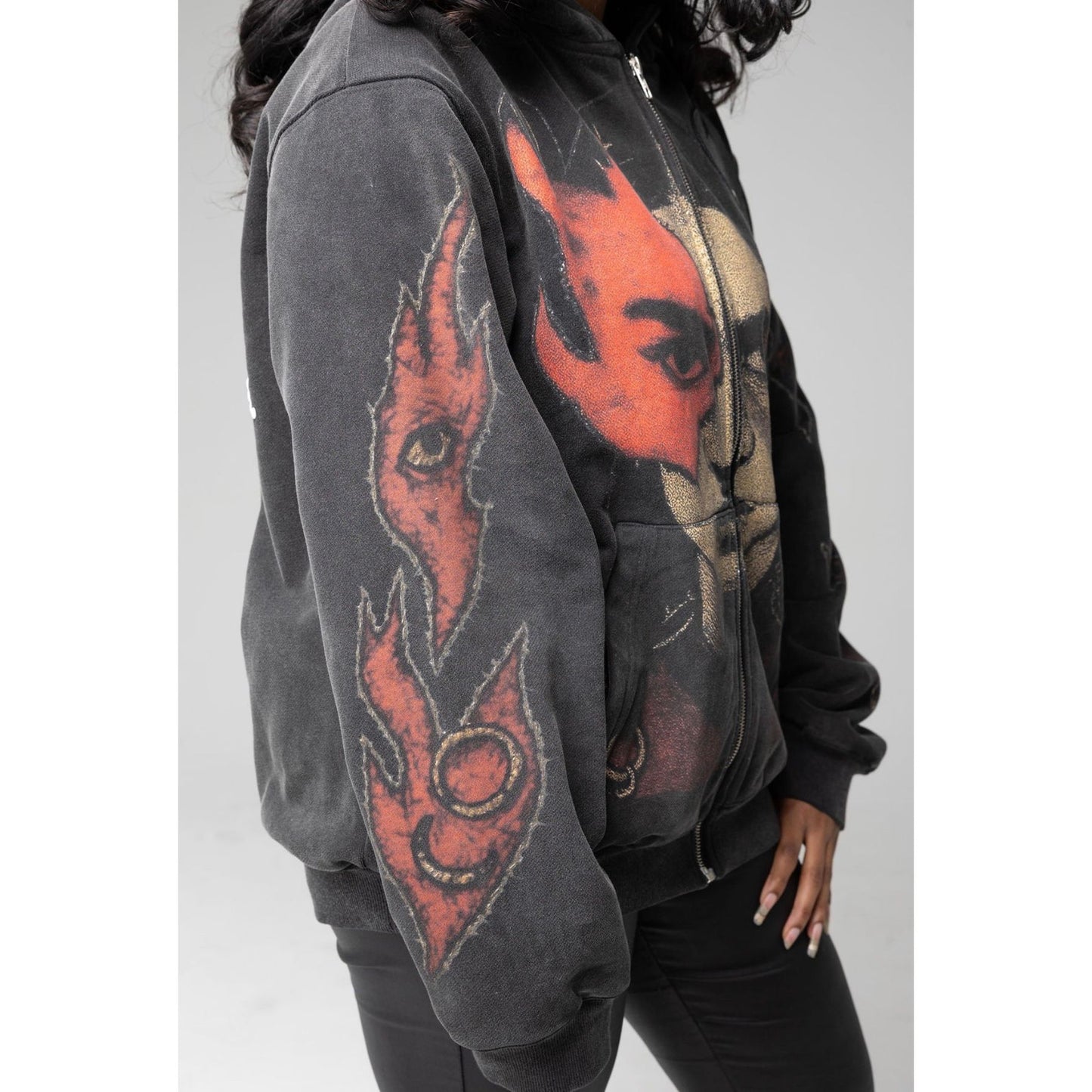 Scared Hero Hoodie (PREORDER) – Washed Black